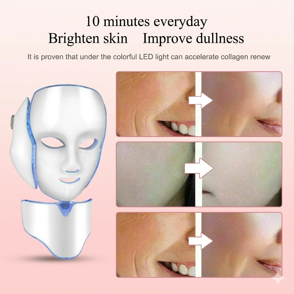 LED Light Photon Face Mask