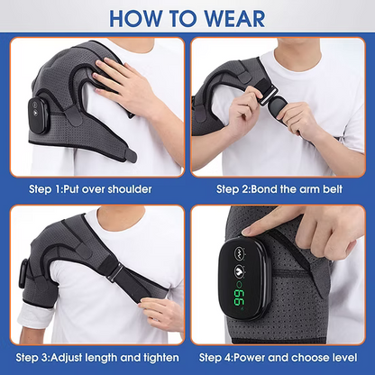 Electric Heated Shoulder Massager Brace