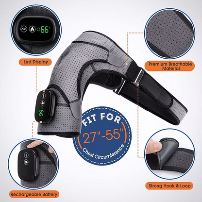 Electric Heated Shoulder Massager Brace