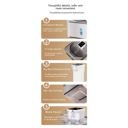 7L Electric Pet Water Dispenser